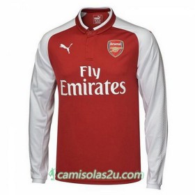 Camisolas de Futebol Arsenal Equipamento Principal 2017/18 Manga Comprida
