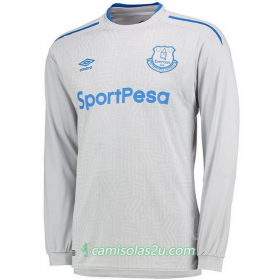 Camisolas de Futebol Everton Equipamento Alternativa 2017/18 Manga Comprida