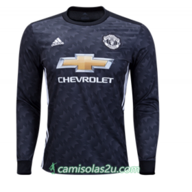 Camisolas de Futebol Manchester United Equipamento Alternativa 2017/18 Manga Comprida
