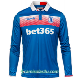 Camisolas de Futebol Stoke City Equipamento Alternativa 2017/18 Manga Comprida