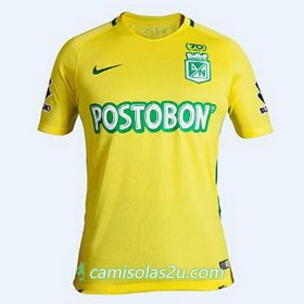 Camisolas de Futebol Atlético Nacional Equipamento Alternativa 2017/18 Manga Curta