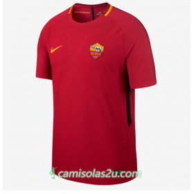 Camisolas de Futebol AS Roma Equipamento Principal 2017/18 Manga Curta