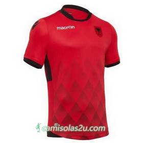 Camisolas de Futebol Albânia Equipamento Principal 2017/18 Manga Curta