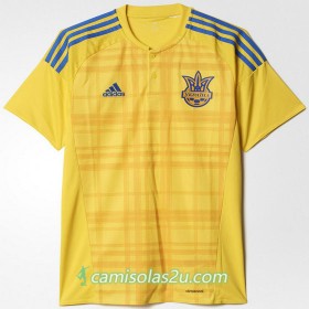 Camisolas de Futebol Ucrânia Equipamento Principal Euro 2016