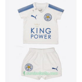 Camisolas de Futebol Leicester City Criança Equipamento 3ª 2017/18 Manga Curta