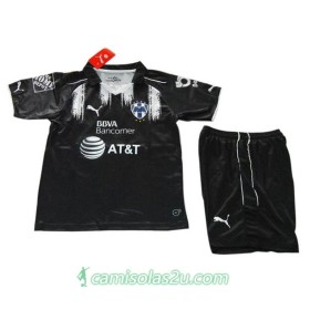 Camisolas de Futebol Monterrey Equipamento Alternativa Criança 2017/18 Manga Curta