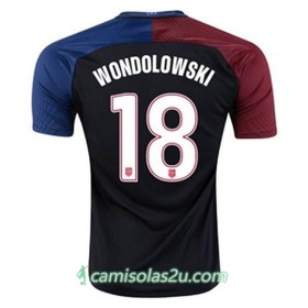 Camisolas de Futebol Estados Unidos WONDOLOWSKI Equipamento Alternativa 2016/17 Manga Curta