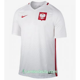 Camisolas de Futebol Polônia Equipamento Principal Euro 2016