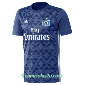 Camisolas de Futebol Hamburger Sport-Verein Equipamento Alternativa 2017/18 Manga Curta