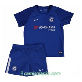 Camisolas de Futebol Chelsea Criança Equipamento Principal 2017/18 Manga Curta