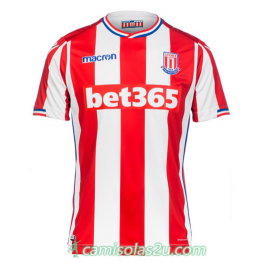 Camisolas de Futebol Stoke City Equipamento Principal 2017/18 Manga Curta