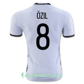 Camisolas de Futebol Alemanha OZIL Equipamento Principal Euro 2016