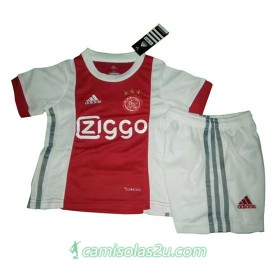 Camisolas de Futebol Ajax Amsterdam Criança Equipamento Principal 2017/18 Manga Curta