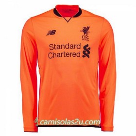 Camisolas de Futebol Liverpool Equipamento 3ª 2017/18 Manga Comprida