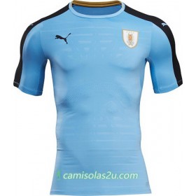 Camisolas de Futebol Uruguai Equipamento Principal 2016/17 Manga Curta