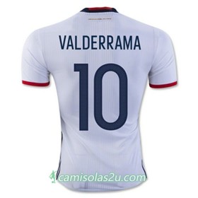 Camisolas de Futebol Colômbia VALDERRAMA Equipamento Principal 2016/17 Manga Curta