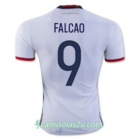 Camisolas de Futebol Colômbia FALCAO Equipamento Principal 2016/17 Manga Curta
