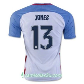 Camisolas de Futebol Estados Unidos JONES Equipamento Principal 2016/17 Manga Curta