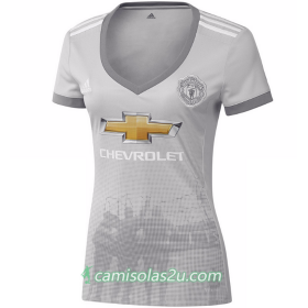 Camisolas de Futebol Manchester United Mulher Equipamento 3ª 2017/18 Manga Curta