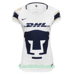Camisolas de Futebol Pumas Mulher Equipamento Principal 2017/18 Manga Curta