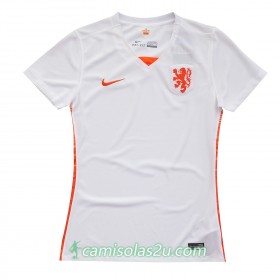 Camisolas de Futebol Holanda Mulher Equipamento Alternativa Euro 2016