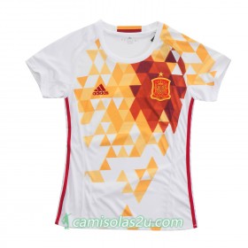 Camisolas de Futebol Espanha Mulher Equipamento Alternativa Euro 2016