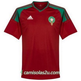 Camisolas de Futebol Marrocos Equipamento Principal 2017/18 Manga Curta