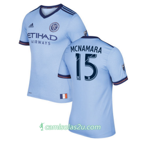 Camisolas de Futebol New York City FC McNamara Equipamento Principal 2017/18 Manga Curta