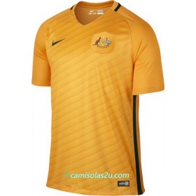 Camisolas de Futebol Austrália Equipamento Principal 2016/17 Manga Curta