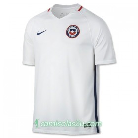 Camisolas de Futebol Chile Equipamento Alternativa 2016/17 Manga Curta
