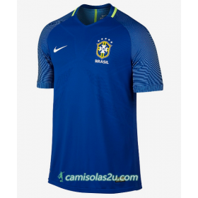 Camisolas de Futebol Brasil Equipamento Alternativa 2016/17 Manga Curta