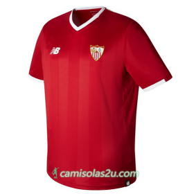 Camisolas de Futebol Sevilla Equipamento Alternativa 2017/18 Manga Curta