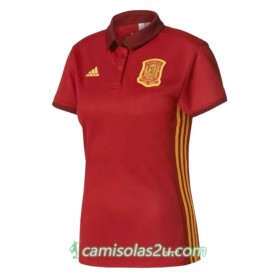 Camisolas de Futebol Espanha Mulher Equipamento Principal Euro 2017