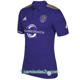 Camisolas de Futebol Orlando City Equipamento Principal 2017/18 Manga Curta