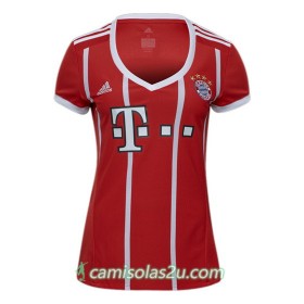 Camisolas de Futebol Bayern München Mulher Equipamento Principal 2017/18 Manga Curta