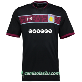 Camisolas de Futebol Aston Villa Equipamento Alternativa 2017/18 Manga Curta