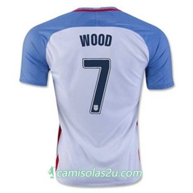 Camisolas de Futebol Estados Unidos WOOD Equipamento Principal 2016/17 Manga Curta