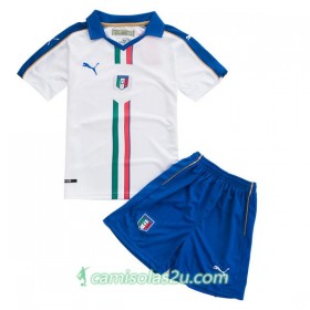 Camisolas de Futebol Itália Criança Equipamento Alternativa Euro 2016