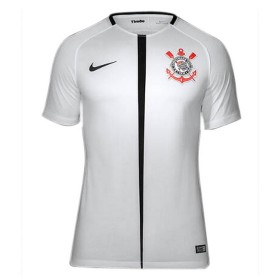 Camisolas de Futebol Corinthians Equipamento Principal 2017/18 Manga Curta