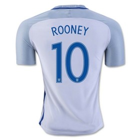Camisolas de Futebol Inglaterra ROONEY Equipamento Principal 2016/17 Manga Curta