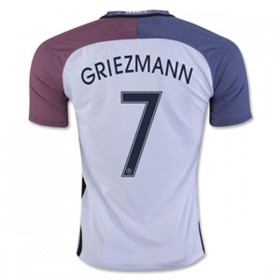 Camisolas de Futebol França GRIEZMANN Equipamento Alternativa Euro 2016