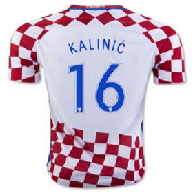 Camisolas de Futebol Croácia KALINIC Equipamento Principal Euro 2016