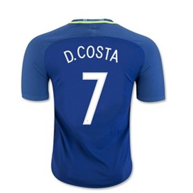 Camisolas de Futebol Brasil D COSTA Equipamento Alternativa 2016/17 Manga Curta