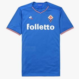 Camisolas de Futebol Fiorentina Equipamento Alternativa bleu 2017/18 Manga Curta