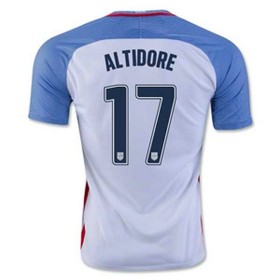 Camisolas de Futebol Estados Unidos ALTIDORE Equipamento Principal 2016/17 Manga Curta