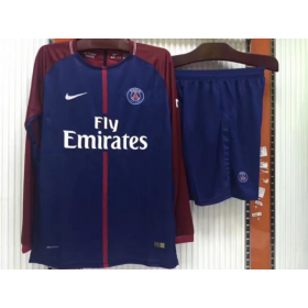 Camisolas de Futebol Paris Saint-Germain Equipamento Principal 2017/18 Manga Comprida
