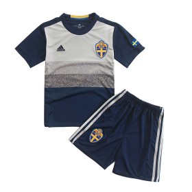 Camisolas de Futebol Suécia Criança Equipamento Alternativa Euro 2016