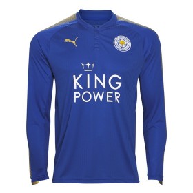 Camisolas de Futebol Leicester City Equipamento Principal 2017/18 Manga Comprida