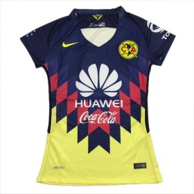 Camisolas de Futebol Club América Mulher Equipamento Principal 2017/18 Manga Curta