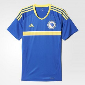 Camisolas de Futebol Bósnia e Herzegovina Equipamento Principal 2016/17 Manga Curta